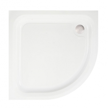Verona Classic Deep 80mm Stone Resin Quadrant Shower Tray (inc Waste)