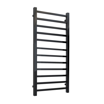 Verona Elegante Black Nickel Designer Towel Rail | Product Image