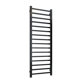 Verona Elegante Black Nickel Designer Towel Rail 1600mm H x 500mm W | Product Image