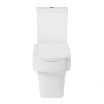 Verona Medici Close Coupled Toilet with Push Button Cistern - Soft Close Seat