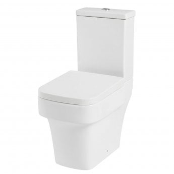 Verona Medici Close Coupled Toilet with Push Button Cistern - Soft Close Seat
