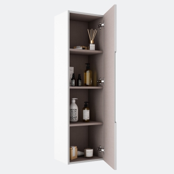 Verona Melanza 1-Door Tall Bathroom Storage Unit 1200mm (H) x 345mm (W) | Product Image