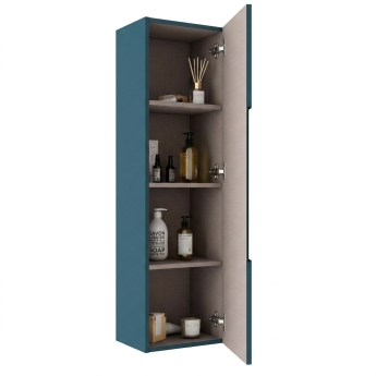 Verona Melanza 1-Door Tall Bathroom Storage Unit 1200mm (H) x 345mm (W) | Product Image