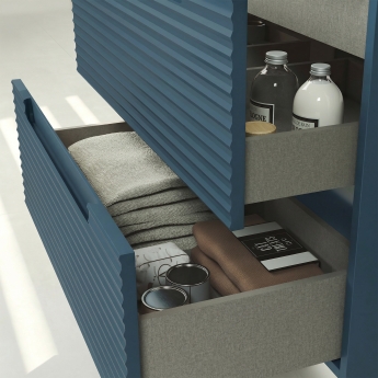 Verona Melanza 600mm Wall Hung 2-Drawer Vanity Unit with Basin | Product Image