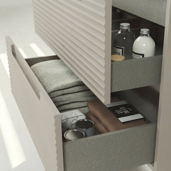 Verona Melanza 600mm Wall Hung 2-Drawer Vanity Unit with Basin | Product Image
