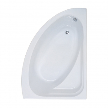 Verona Orlah Offset Corner Bath 1500mm x 1040mm (inc Wraparound Panel)