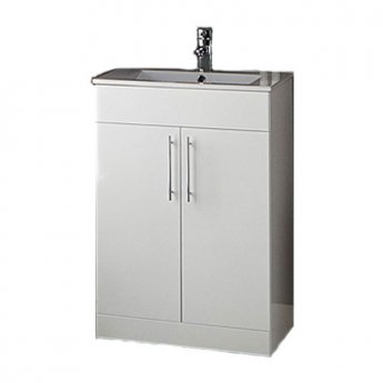Verona Promenade Bathroom Cloakroom Suite Close Coupled Toilet 600mm Vanity Unit