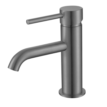 Verona Rivenza Gunmetal Basin Mixer Tap (inc Waste) | Product Image