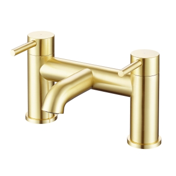 Verona RIvenza Brushed Brass Bath Filler Tap | Product Image