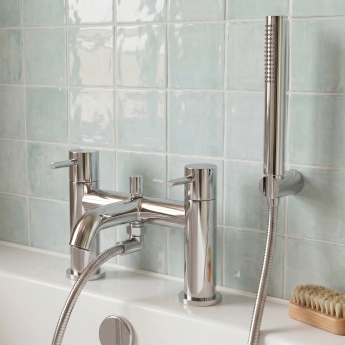 Verona Rivenza Chrome Bath Shower Mixer Tap (inc Kit) | Product Image