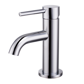 Verona Rivenza Chrome Mini Basin Mixer Tap (inc Waste) | Product Image
