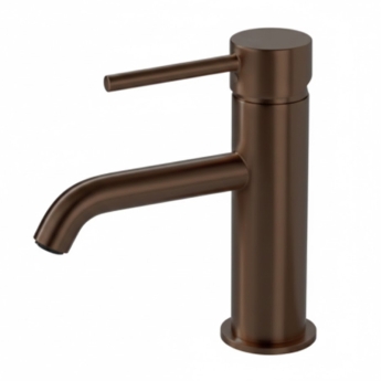 Verona Rivenza Brushed Bronze Mini Basin Mixer Tap (inc Waste) | Product Image