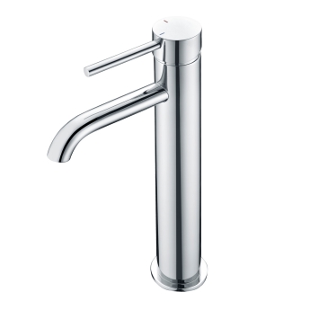 Verona Rivenza Chrome Tall High Rise Basin Mixer Tap | Product Image