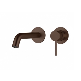 Verona Rivenza Brushed Bronze Wall Mounted Basin Mixer Tap | Product Image