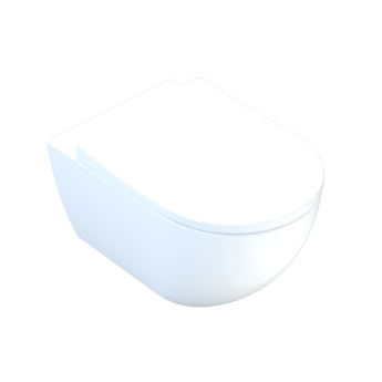 Verona Trevello Rimless Wall Hung Toilet (inc Soft Close Seat) | Product Image