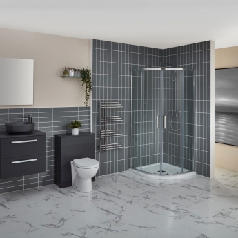 Verona Uno Quadrant Shower Enclosure 800mm x 800mm - 6mm Glass