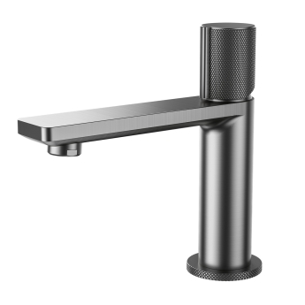 Verona Velora Gunmetal Basin Mixer Tap (inc Waste) | Product Image