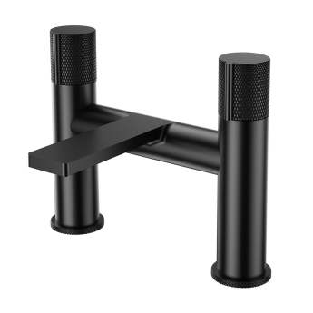 Verona Velora Matt Black Bath Filler Tap | Product Image
