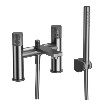 Verona Velora Gunmetal Bath Shower Mixer Tap (inc Kit) | Product Image