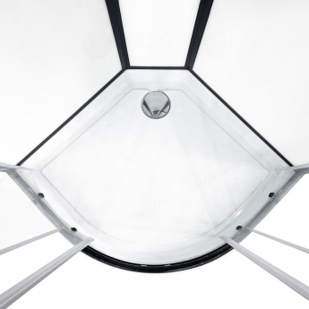 Vidalux Kontrast Lux Hydro Quadrant Shower Cabin 900mm x 900mm - Clear