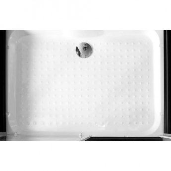 Vidalux Serenity Rectangular Steam Shower Cabin 1200mm x 900mm - Crystal White