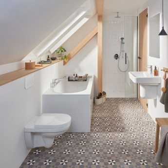 Villeroy & Boch Architectura Basin and Semi Pedestal 600mm Wide - 1 Tap Hole