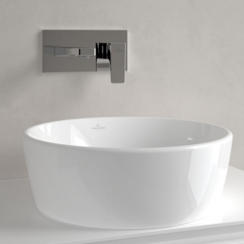 Villeroy & Boch Architectura Round Sit-On Countertop Basin 450mm Wide - 0 Tap Hole | Product Image