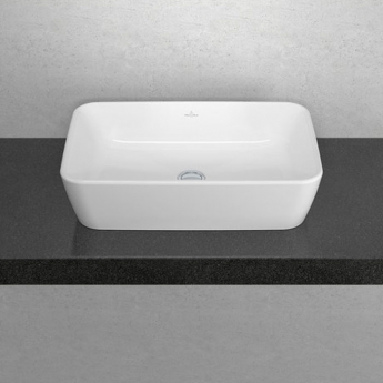 Villeroy & Boch Architectura Rectangular Sit-On Countertop Basin 600mm Wide - 0 Tap Hole