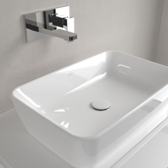 Villeroy & Boch Architectura Rectangular Sit-On Countertop Basin 600mm Wide - 0 Tap Hole