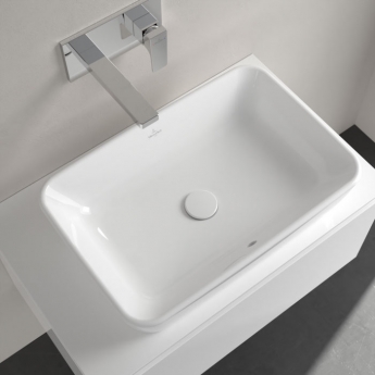 Villeroy & Boch Architectura Rectangular Sit-On Countertop Basin 600mm Wide - 0 Tap Hole