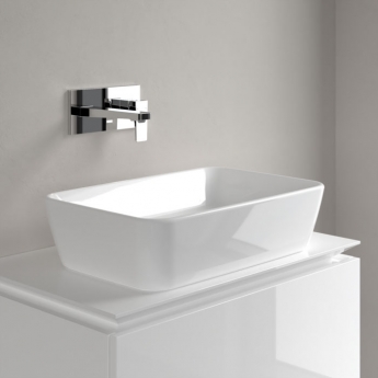 Villeroy & Boch Architectura Rectangular Sit-On Countertop Basin 600mm Wide - 0 Tap Hole