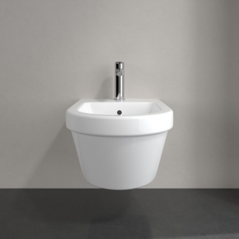 Villeroy & Boch Architectura Wall Hung Bidet 370mm Wide - 1 Tap Hole