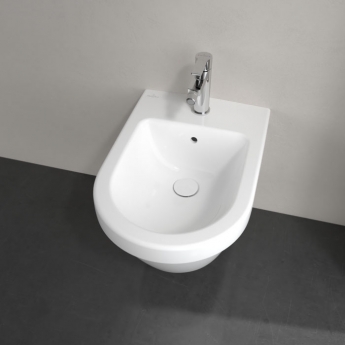 Villeroy & Boch Architectura Wall Hung Bidet 370mm Wide - 1 Tap Hole