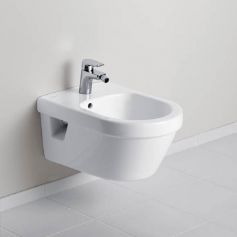 Villeroy & Boch Architectura Wall Hung Bidet 370mm Wide - 1 Tap Hole