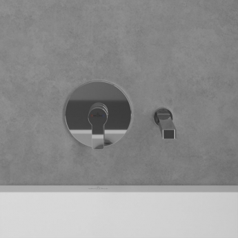 Villeroy & Boch Architectura Bath Spout Wall Mounted 227mm - Chrome