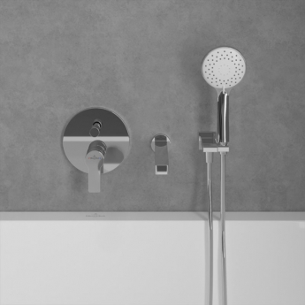 Villeroy & Boch Architectura Round Concealed Shower Valve with Diverter Single Handle - Chrome