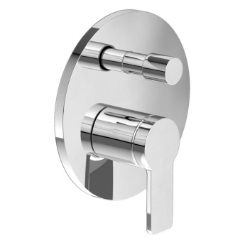 Villeroy & Boch Architectura Round Concealed Shower Valve with Diverter Single Handle - Chrome