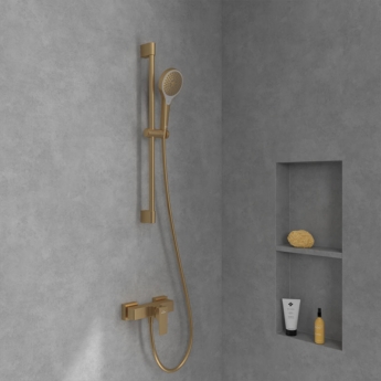 Villeroy & Boch Architectura Square Bar Shower Valve - Brushed Gold | Product Image