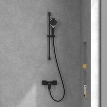 Villeroy & Boch Architectura Square Bar Shower Valve - Matt Black | Product Image