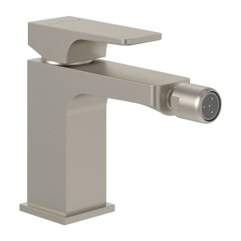 Villeroy & Boch Architectura Square Bidet Mixer Tap - Brushed Nickel Matt