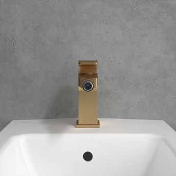 Villeroy & Boch Architectura Square Bidet Mixer Tap - Brushed Gold