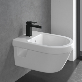 Villeroy & Boch Architectura Square Bidet Mixer Tap - Matt Black