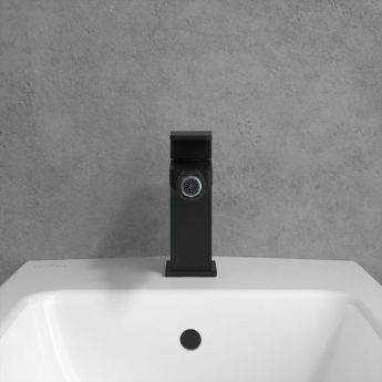 Villeroy & Boch Architectura Square Bidet Mixer Tap - Matt Black