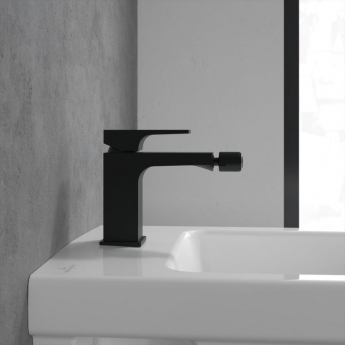 Villeroy & Boch Architectura Square Bidet Mixer Tap - Matt Black