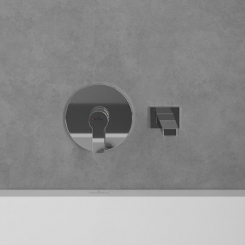 Villeroy & Boch Architectura Bath Spout Wall Mounted 225mm - Chrome