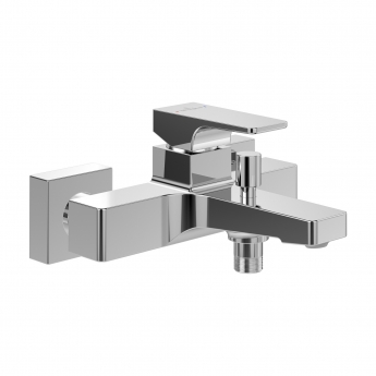 Villeroy & Boch Architectura Wall Mounted Square Bath Shower Mixer Tap - Chrome