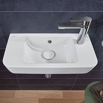 Villeroy & Boch Architectura Basin Mixer Tap with Draw Bar Outlet Fitting - Chrome