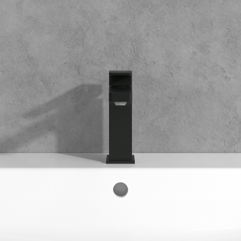 Villeroy & Boch Architectura Square Basin Mixer Tap with Pop-Up Waste - Matt Black