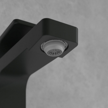 Villeroy & Boch Architectura Square Basin Mixer Tap with Pop-Up Waste - Matt Black