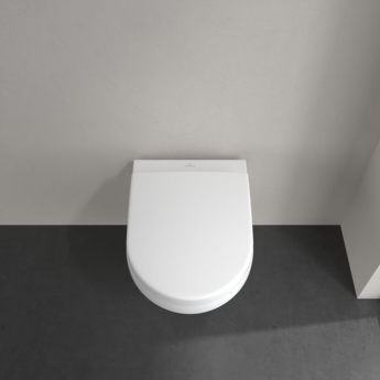 Villeroy & Boch Architectura Rimless TwistFlush[e3] Compact Wall Hung Toilet - Soft Close Seat | Product Image